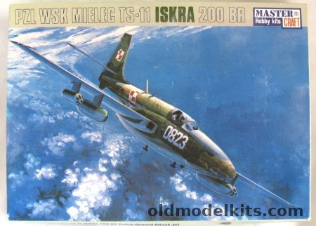 Mastercraft 1/72 TS-11 Iskra 200 BR or TS-11 bis D - Polish Air Force, 7201 plastic model kit